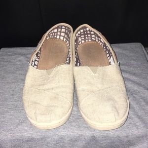 TOMS Linen slip-on In Tan